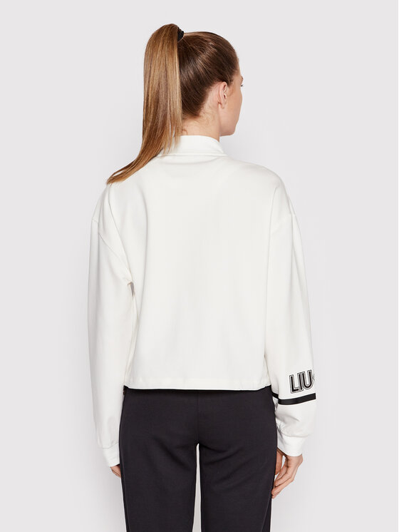 Felpa TA2186 F0090 Bianco Relaxed Fit