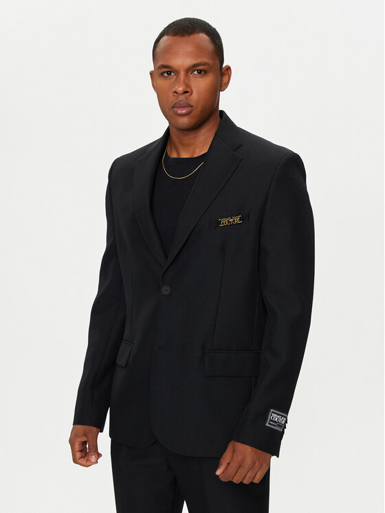 Versace Jeans Couture Sako 77GAQ703 Čierna Loose Fit
