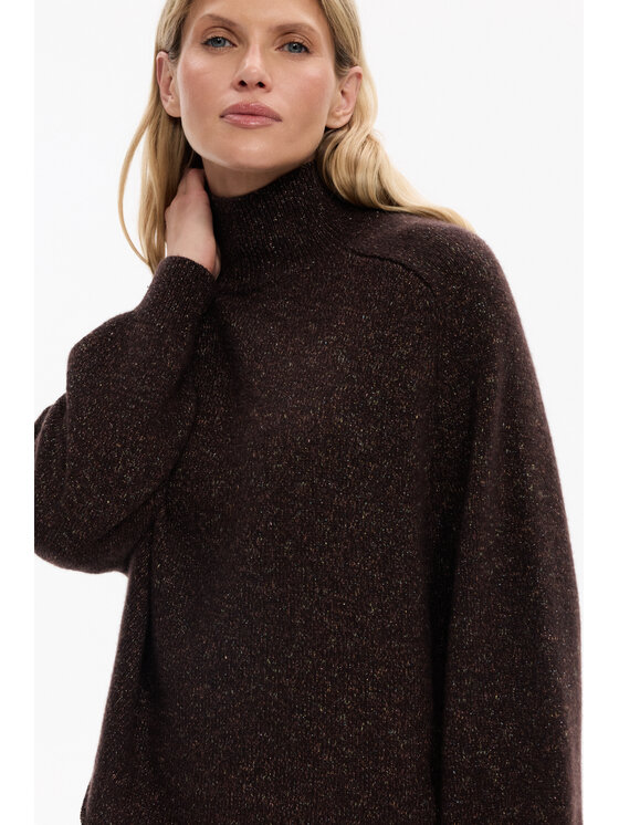 Deni Cler Milano Deni Cler Milano Sweter T-DC-S453-F5-85-70-1 Brązowy Regular Fit