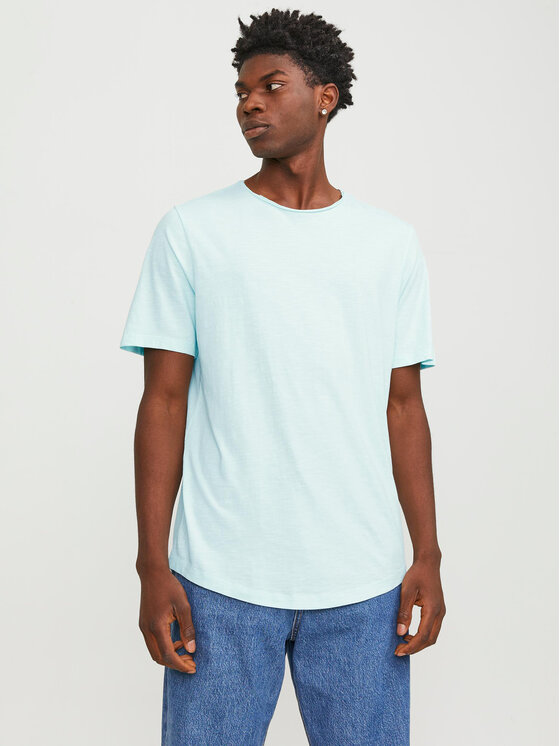 Férfi Póló Jack&Jones, Méret: S, Kék, Basher 12182498