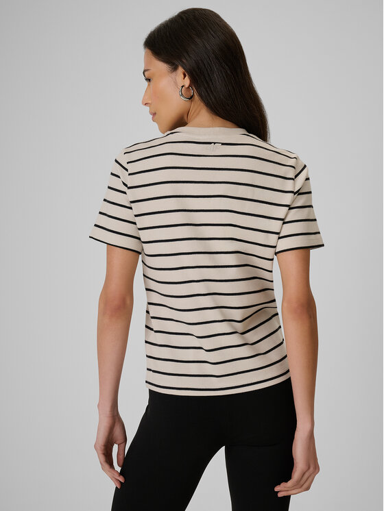 4F 4F T-Shirt OCEANS KEEPERS Kremowy Relaxed Fit