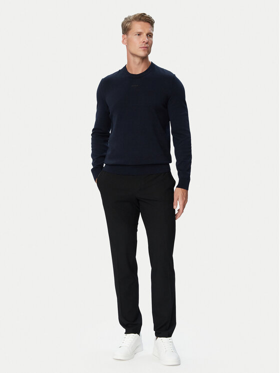 HUGO HUGO Sveter San Cassius-C2 50553588 Tmavomodrá Regular Fit