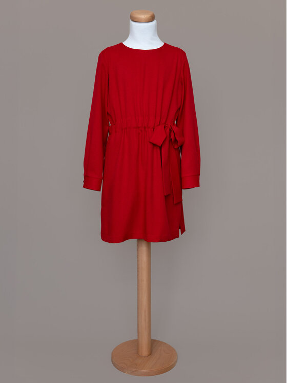 SLY SLY Sukienka 5W-07 Czerwony Comfortable Fit