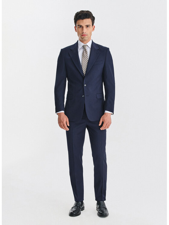 Pako Lorente Pako Lorente Marynarka P000P-3G-005 Granatowy Slim Fit