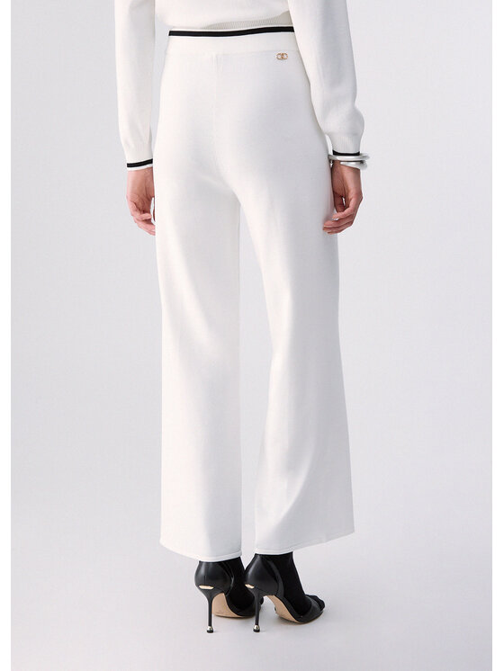 Liu Jo Liu Jo Pantaloni di tessuto TF6190MS63LV9382 Bianco Regular Fit