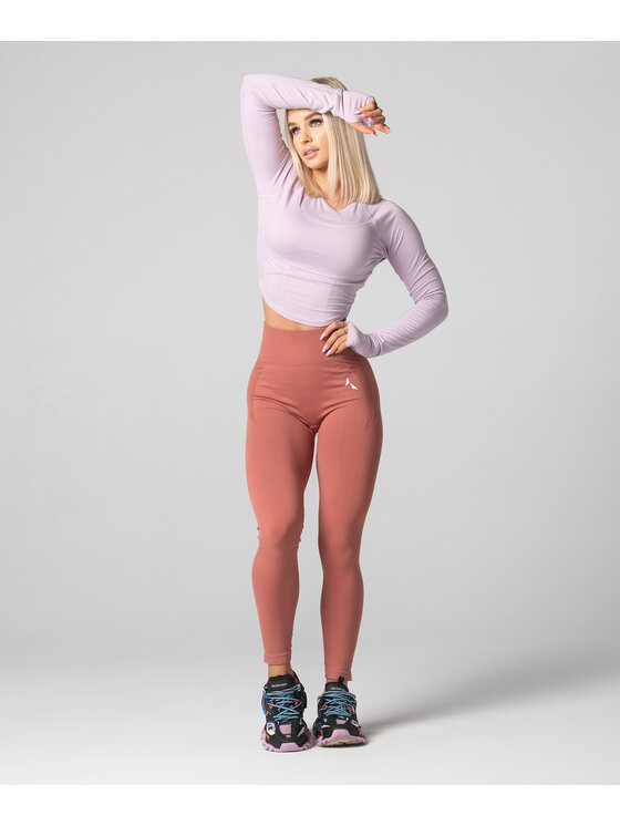 Carpatree Carpatree Legginsy Arcade Leggings Różowy Fitted Fit