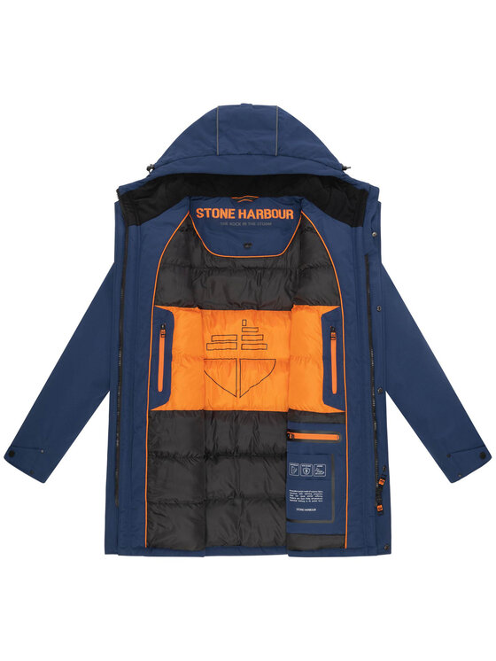 Stone Harbour Stone Harbour Kurtka zimowa Phinoo Niebieski Regular Fit