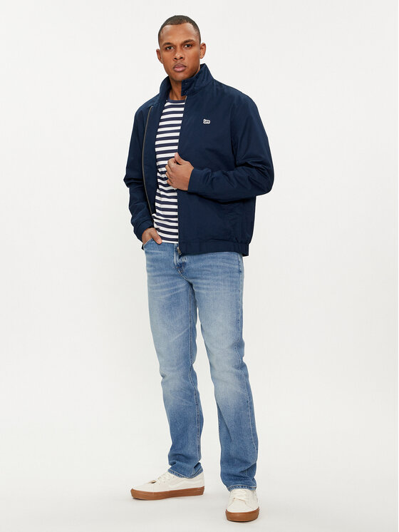 Lee Lee Kurtka przejściowa Harrington 112349950 Granatowy Regular Fit