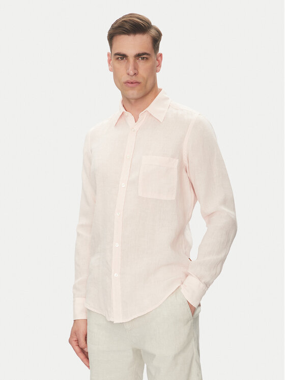 BOSS BOSS Ing 50537381 Rózsaszín Regular Fit