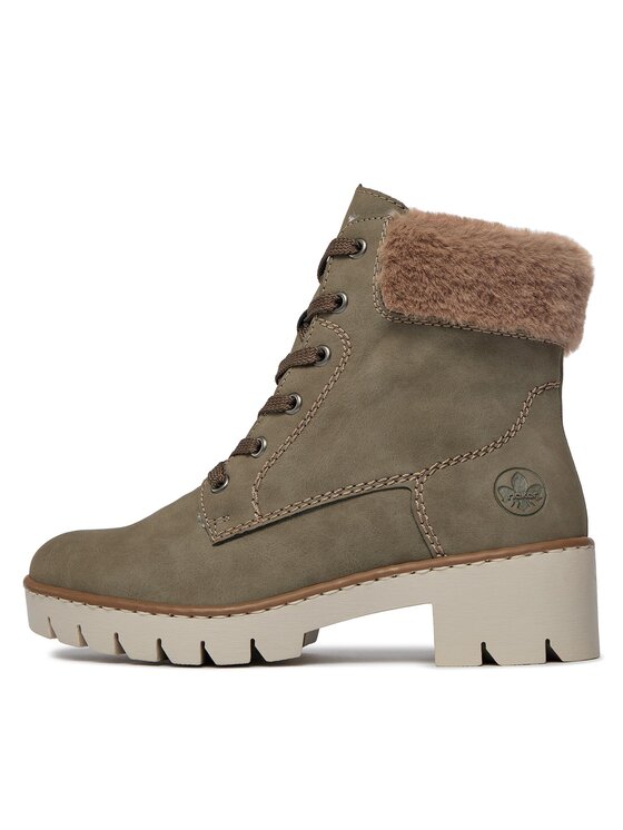 Rieker Rieker Trzewiki X5718-52 Khaki