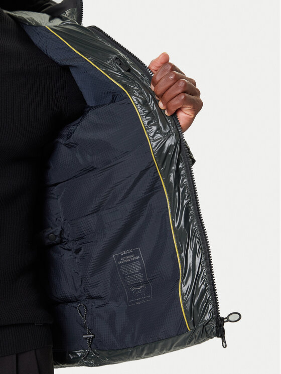 Geox Geox Zimní bunda Spherica M5628H T3121 F3251 Zelená Regular Fit
