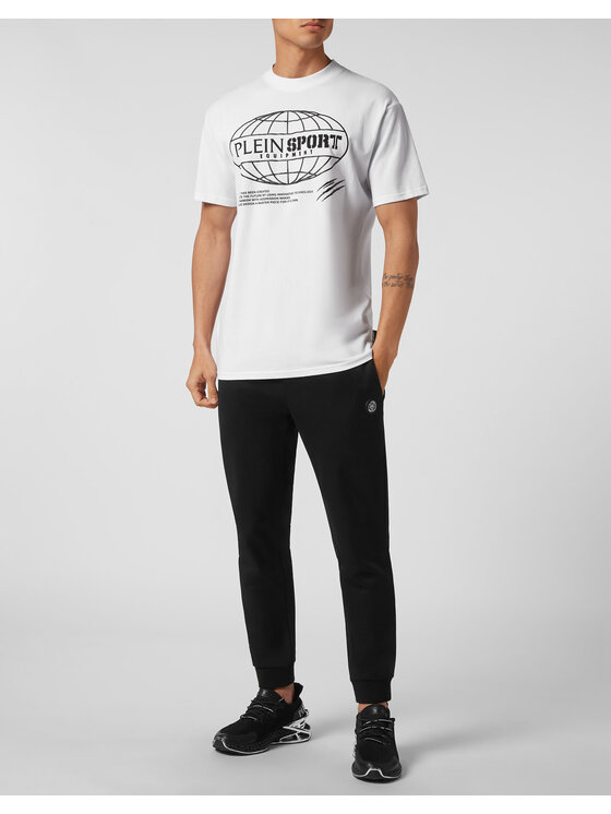 Plein Sport Plein Sport T-Shirt 2127 Biały Regular Fit