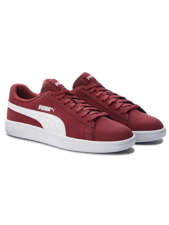 Puma smash hot sale v2 bordo