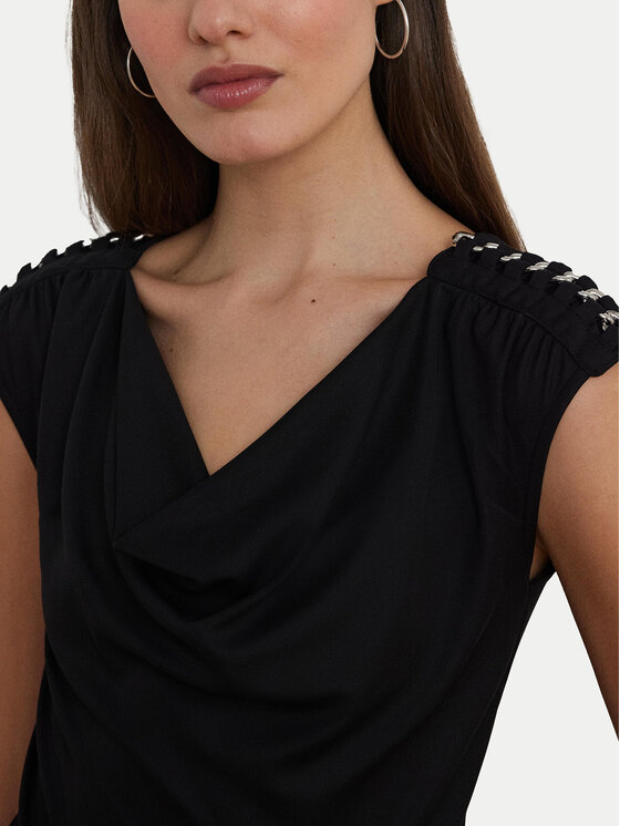 LAUREN RALPH LAUREN LAUREN RALPH LAUREN Μπλουζάκι 200889317003 Μαύρο Relaxed Fit