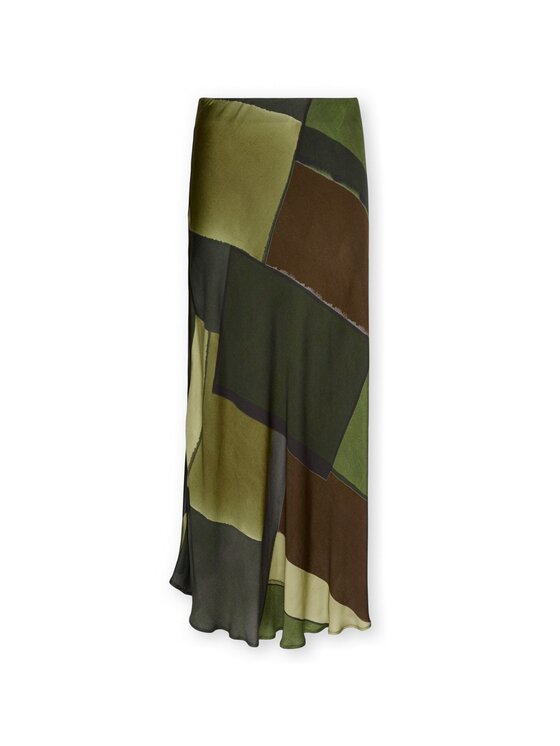 Elena Mirò Elena Mirò Gonna maxi 1010P000109N041 Verde Flared Fit