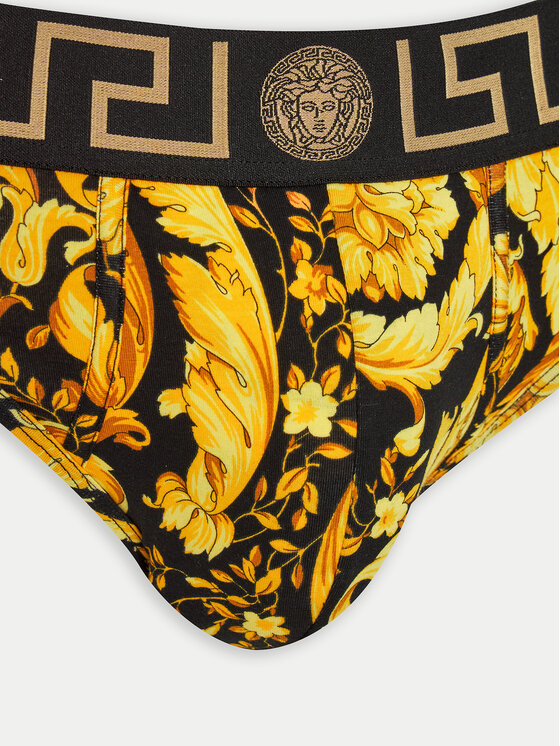 Versace Versace Slipy 1001383 1A11188 Żółty