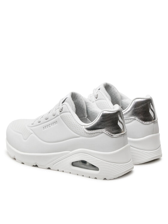 Skechers Skechers Sneakersy Uno Shimmer Away 155196/WSL Biały