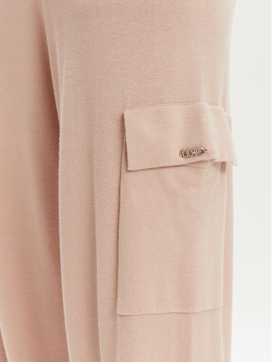 Liu Jo Liu Jo Kötött nadrág Ecs Pant. Maglia Lung TA4044 MS49I Rózsaszín Regular Fit