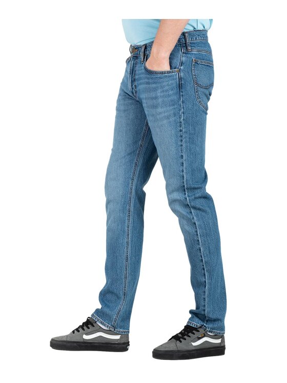 Lee Lee Jeansy 112356557 Niebieski Regular Fit