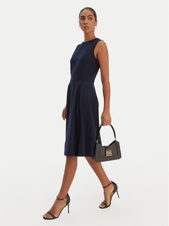 LAUREN RALPH LAUREN LAUREN RALPH LAUREN Sukienka koktajlowa 200980935003 Granatowy Slim Fit