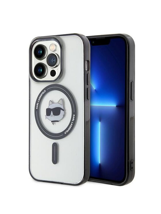 Etui na telefon KARL LAGERFELD, Przezroczysty, iPhone 15 Pro Max