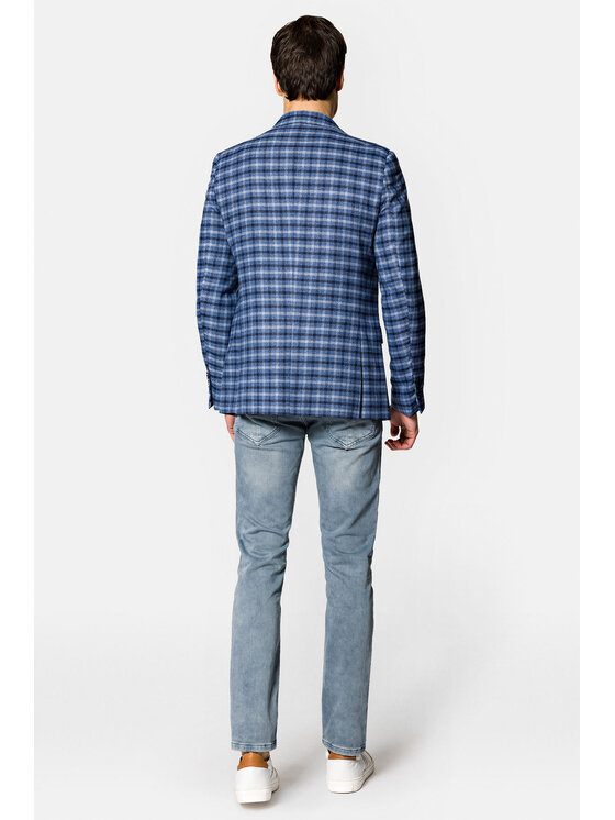 Lancerto Lancerto Marynarka Corley MA131123000019 Niebieski Slim Fit