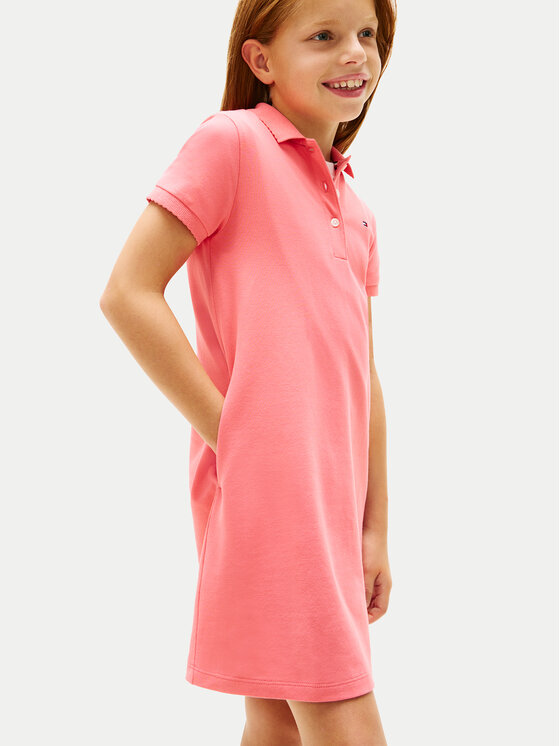 Tommy Hilfiger Tommy Hilfiger Ежедневна рокля KG0KG08564 Светлорозов Regular Fit