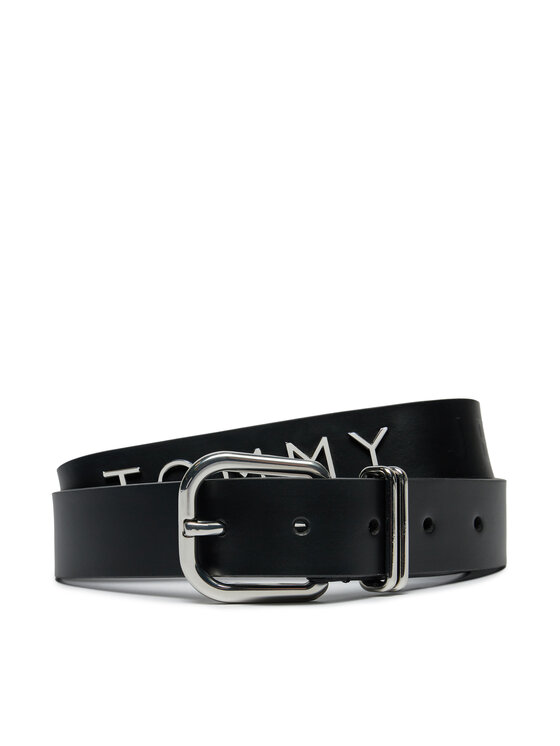 Tommy Jeans Tommy Jeans Ζώνη Γυναικεία Tjw Bold Leather 3.0 AW0AW16255 Μαύρο