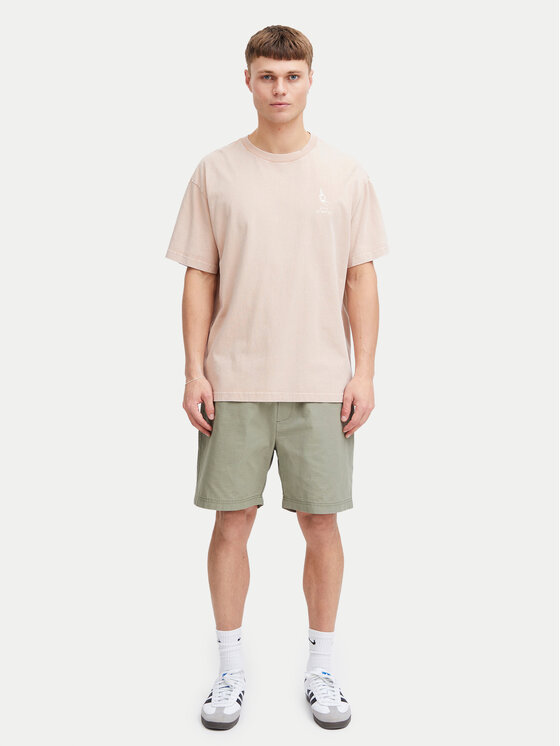 Solid Solid T-shirt Ismail 21108240 Arancione Regular Fit