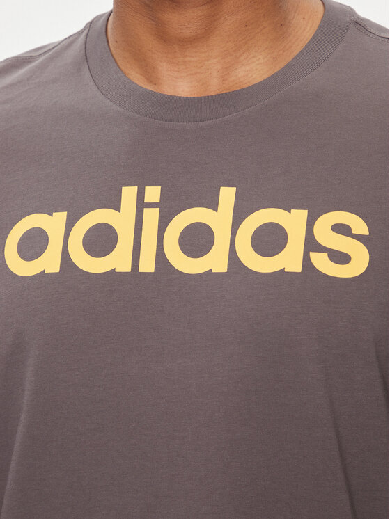 adidas adidas Тишърт Essentials IS1343 Кафяв Regular Fit