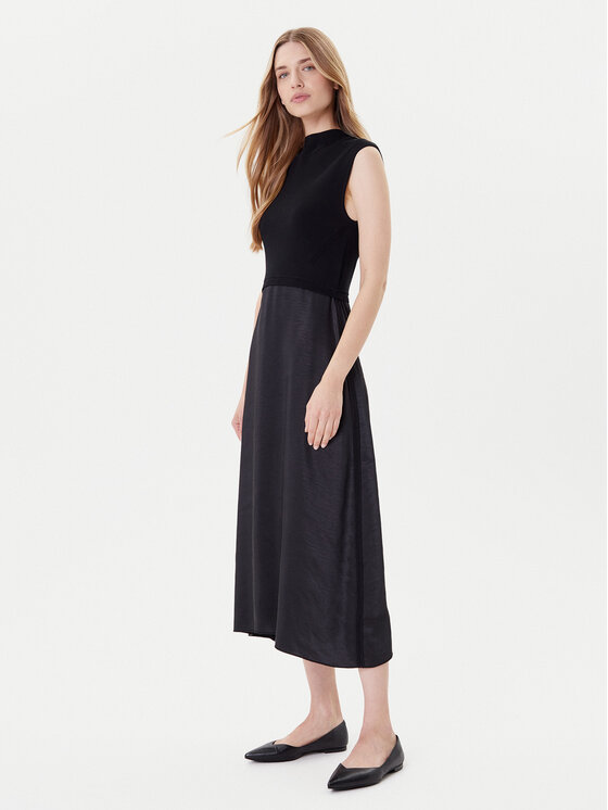 BOSS BOSS Vsakodnevna obleka Ferdolini 50542873 Črna Regular Fit