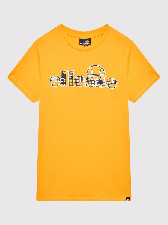 T-shirt Corre S3N15331 Giallo Regular Fit