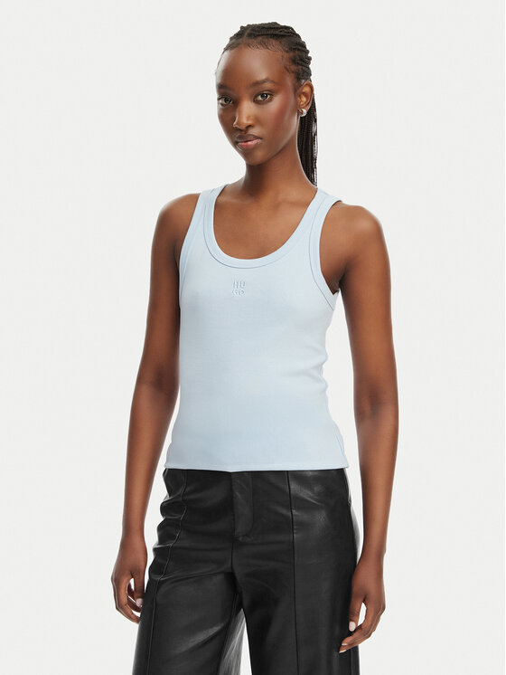 HUGO HUGO Top Datamia 50514489 Albastru Slim Fit