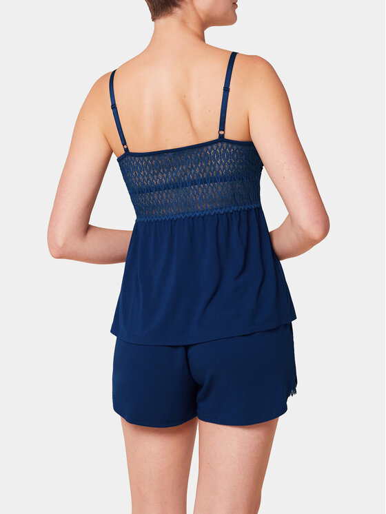 Triumph Triumph Pižama Aura Spotlight 10218289 Mėlyna Regular Fit