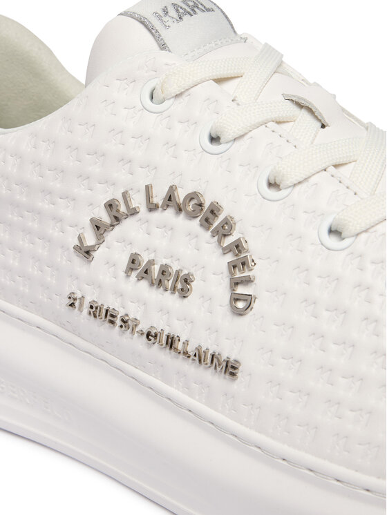 KARL LAGERFELD KARL LAGERFELD Laisvalaikio batai Kapri KL52536K Balta