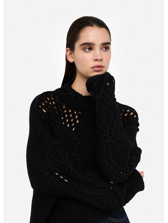 Liu Jo Liu Jo Maglione MF5442MA93O22222 Nero Regular Fit