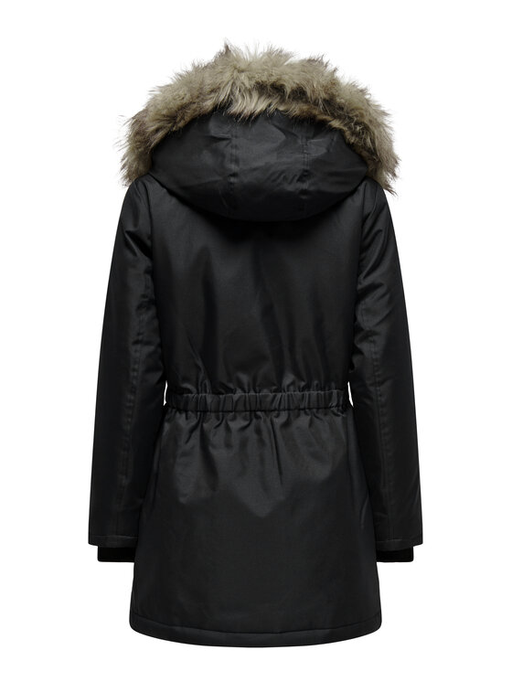 ONLY ONLY Parka Iris 15304625 Melns Regular Fit