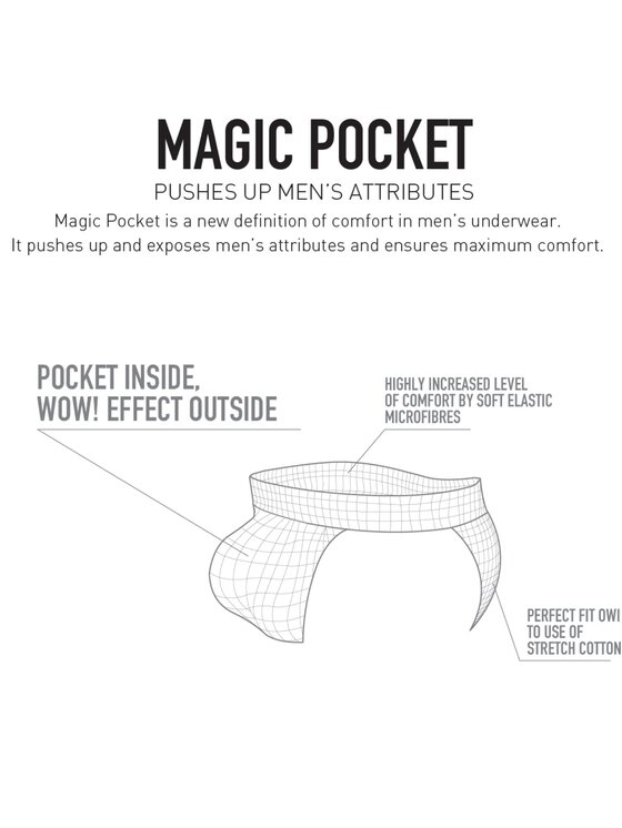 Atlantic Atlantic Slipy tanga magic pocket Biały