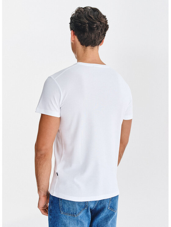 Pako Lorente Pako Lorente T-Shirt P000B-TT-005 Biały Regular Fit