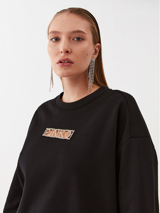 PINKO Pinko Bluză Tormenta 101607 A12I Negru Regular Fit