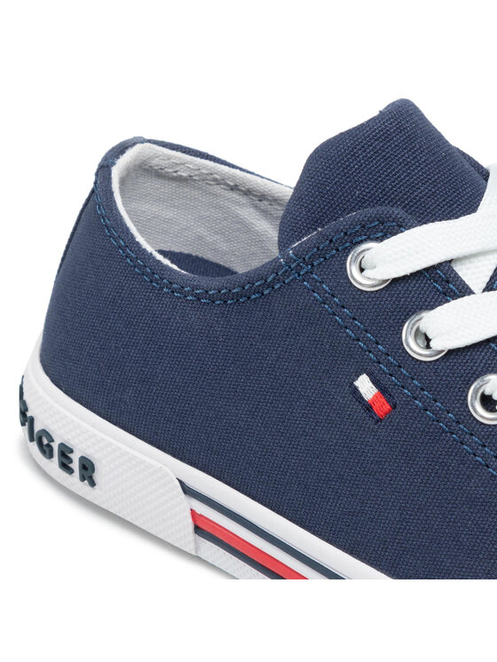 Tommy Hilfiger Tommy Hilfiger Trampki Low Cut Lace-Up Sneaker T3X4-30692-0890 M Granatowy