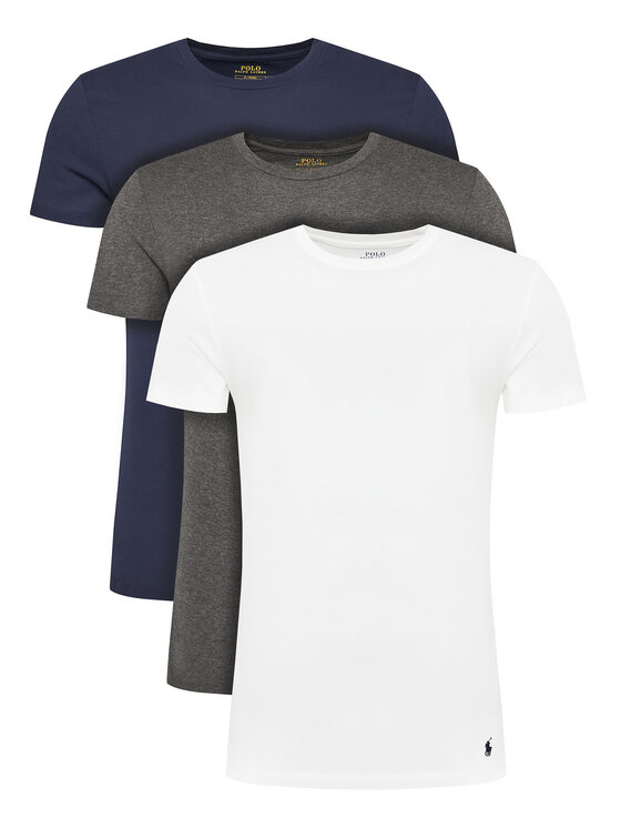 Polo Ralph Lauren Polo Ralph Lauren 3-dílná sada T-shirts 714830304036 Barevná Slim Fit
