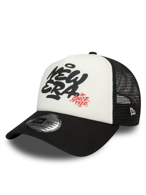 Șapcă New Era Youth Graffiti Trucker Ne 60503571 Alb