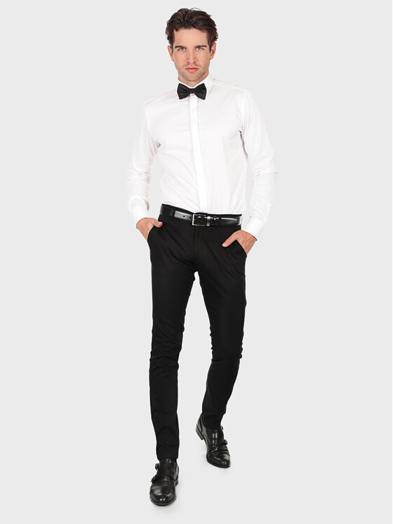Evenemen Evenemen Chinosy LOGAN 59866 Czarny Slim Fit