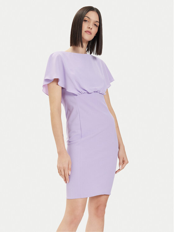 Rinascimento Rinascimento Kokteilinė suknelė CFC0118271003 Violetinė Regular Fit