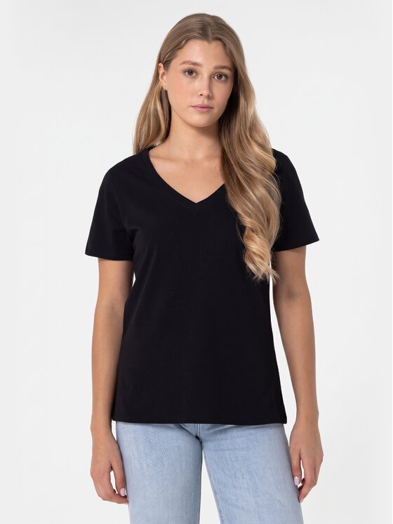 BASICLO BASICLO T-Shirt BSL-005-99 Czarny Regular Fit