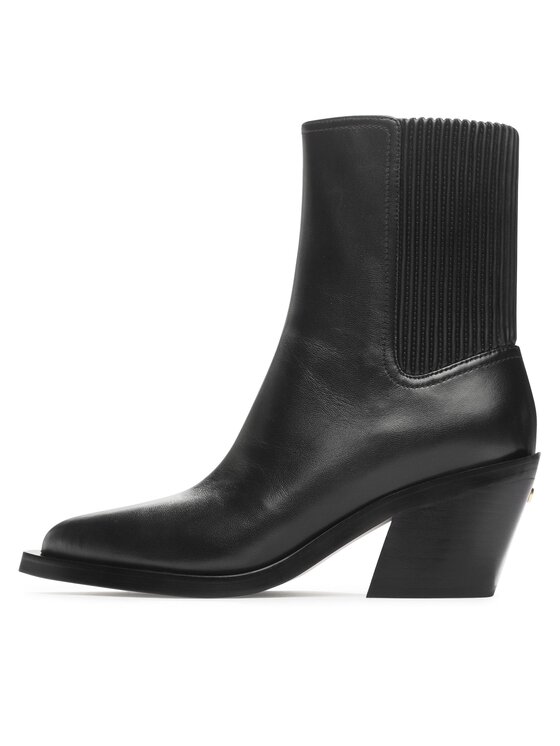 Coach Coach Botki Prestyn Lth Bootie CN136 Czarny