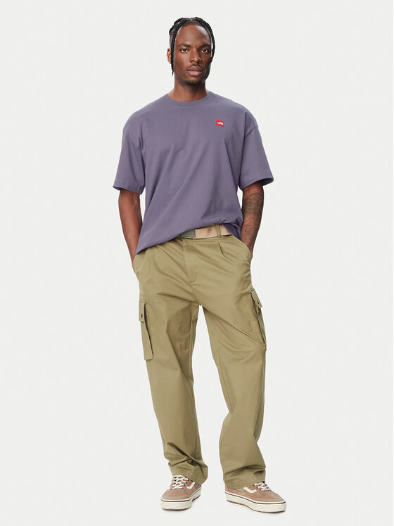 The North Face The North Face T-Shirt Red Box NF0A8EG5NNK1 Helllila Relaxed Fit