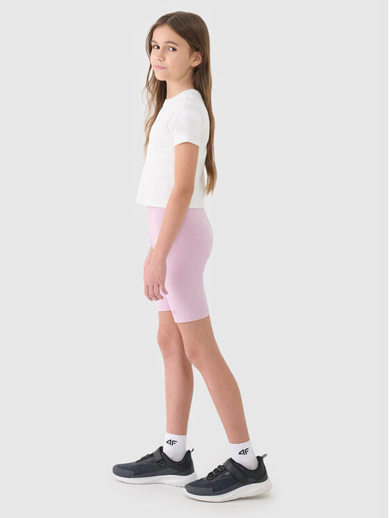 4F 4F Legginsy BASIC+ Różowy jasny