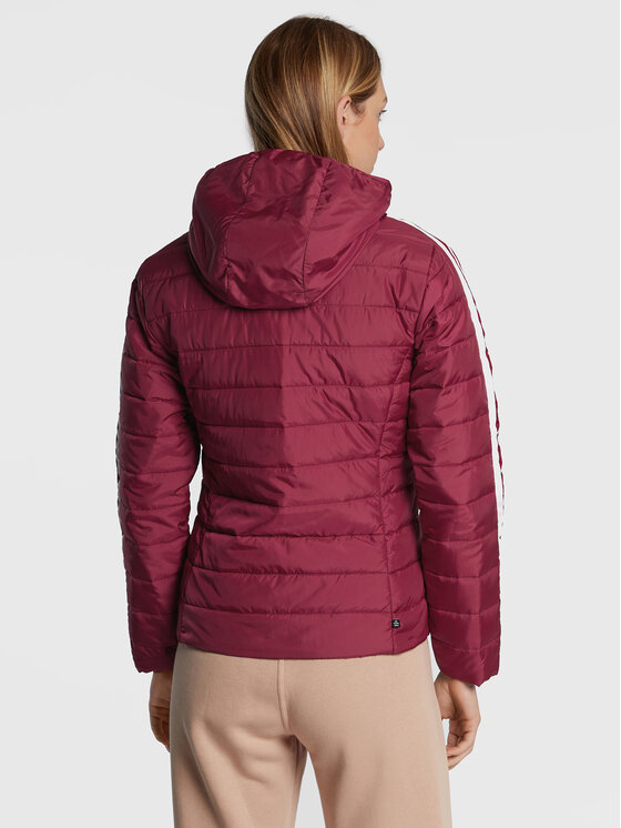 adidas adidas Prehodna jakna HS6769 Bordo rdeča Slim Fit